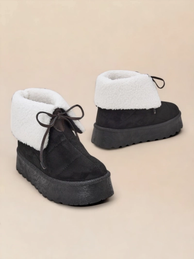 Royalfashion Női fűzős havacsizma Wdeno