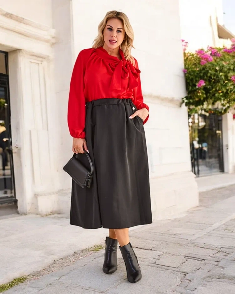 Royalfashion Női midi szoknya