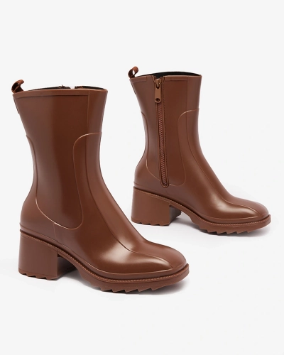 Royalfashion Fekete matt női a'la csizma Tentiris