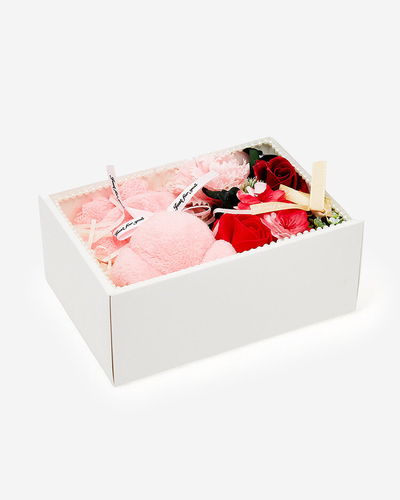 Royalfashion Flowerbox Virágok dobozban, mackóval
