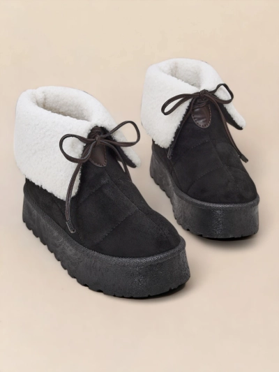 Royalfashion Női fűzős havacsizma Wdeno