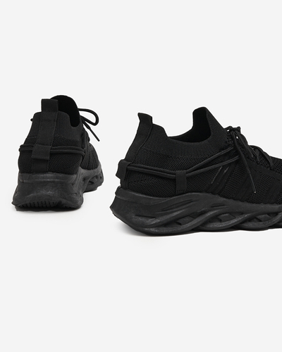 Fekete Serinto női bebújós sportcipő - lábbeli