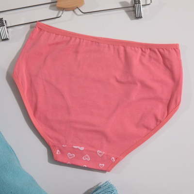 Női korall pamut bugyi szívvel PLUSZ MÉRET - Fehérnemű