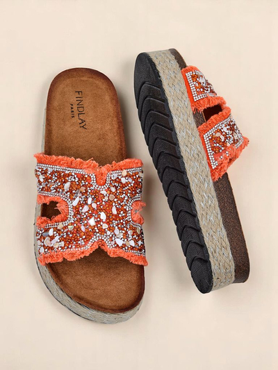 Royalfashion női papucs Candy Candy díszítéssel