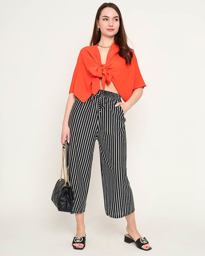 Női narancssárga rövid köpeny - Ruházat