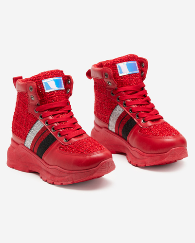 Hasmali női piros sportcipő - Lábbeli