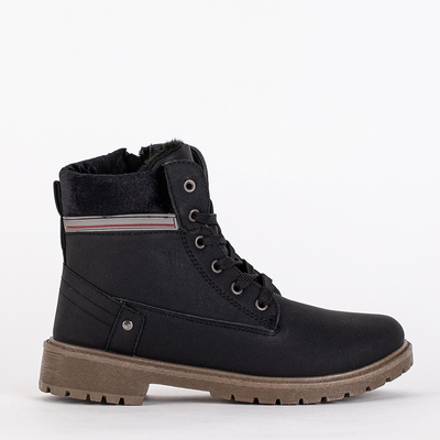 Lányok fekete Aoxian csizmája - Cipő