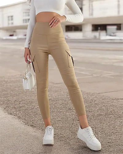 Royalfashion Női szövet harci nadrág