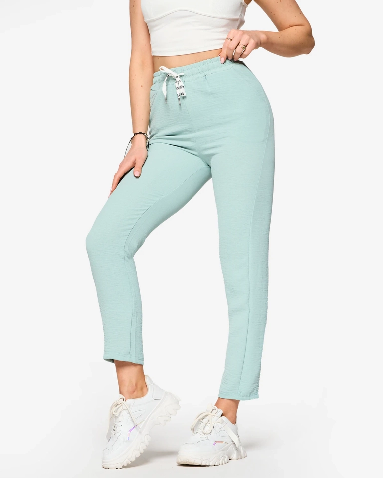 Mint női egyenes szövetnadrág - Ruházat