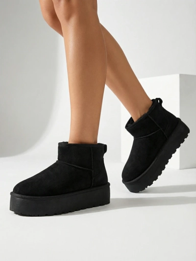 Luna Női Bokacsizma Fekete Bőr Elegáns Őszi