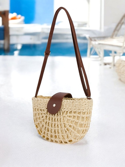 Királyi divat Kis szalmatáska női Boho Mini