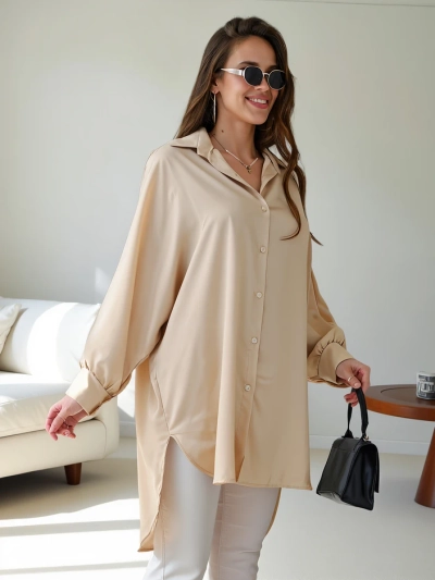 Royalfashion Hosszú női oversize ing