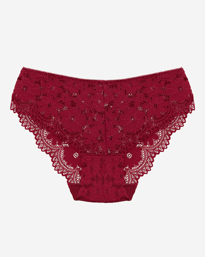 Csipke barna Női brazil bugyi - Fehérnemű
