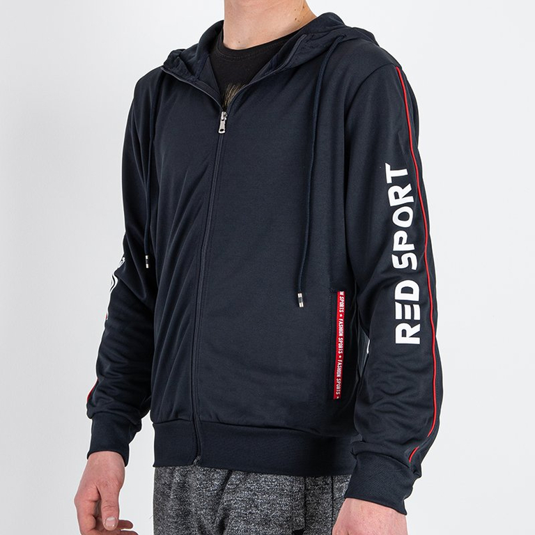 Férfi sötétkék pulcsi - Pulóver