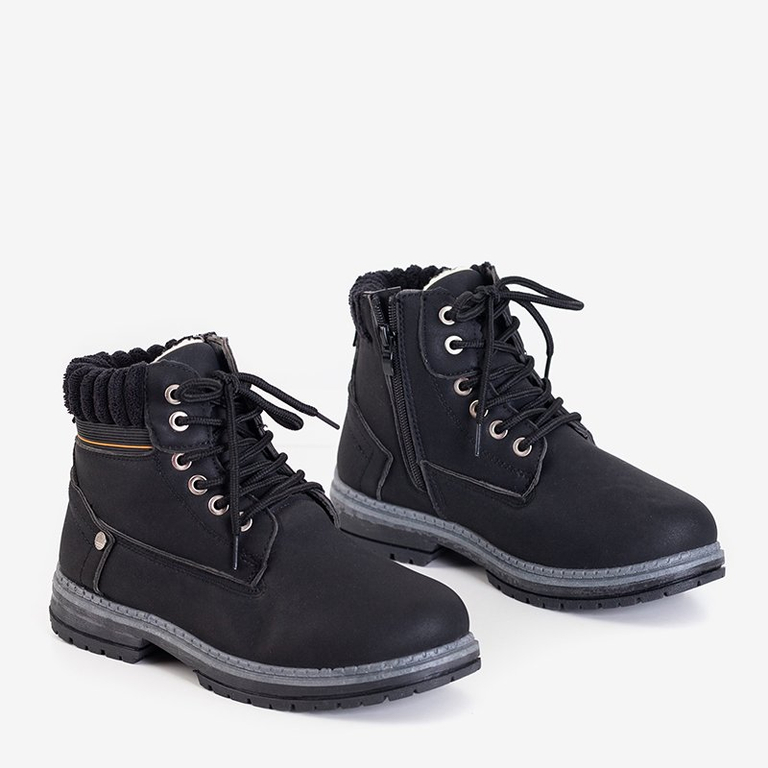 Fekete női szigetelt csizma a Magiten-től - Lábbeli