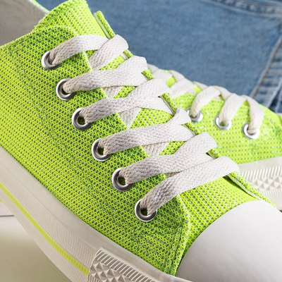 Fatuv neonzöld női cipők - cipők