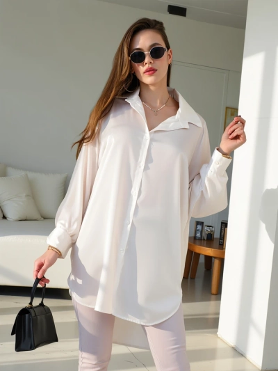 Royalfashion Hosszú női oversize ing