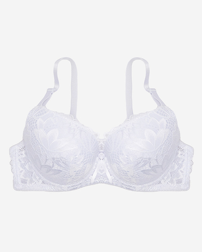 Női párnázott melltartó fehér színben- Fehérnemű