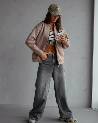 Royalfashion Cipzáras bomber dzseki