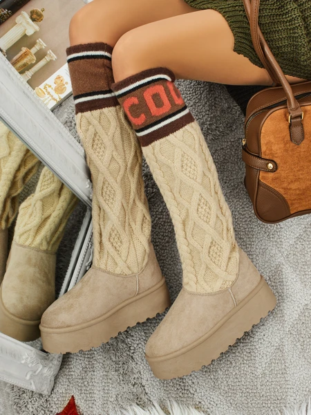 Magas női hócsizmák Anane szárral