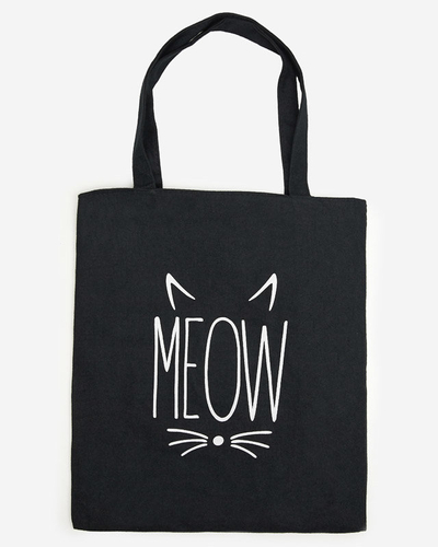 Fekete szövettáska felirattal - Kiegészítők