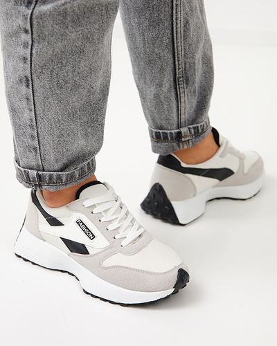 Fehér és szürke női sportcipő a Berinn-től - Lábbeli