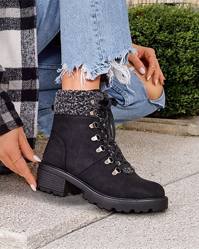 Royalfashion Női Trapper Csizmák Sawoli