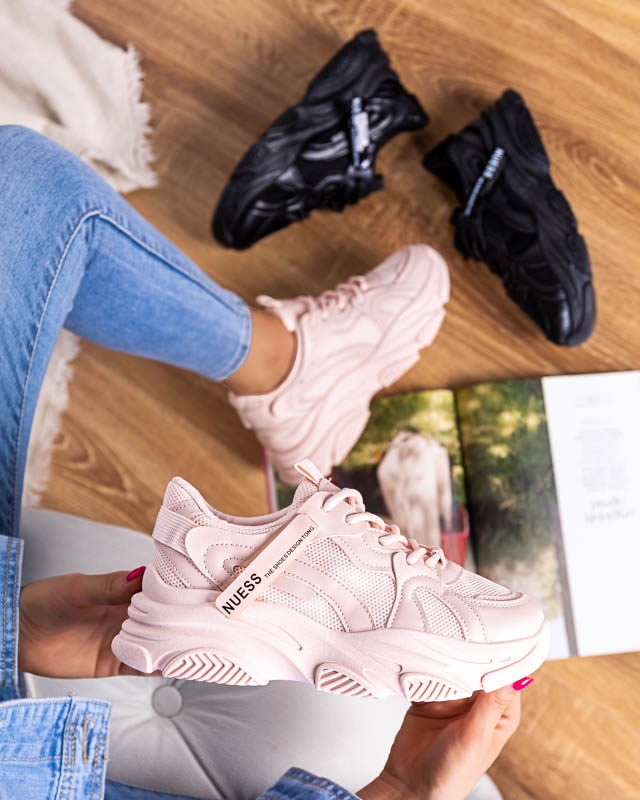 Női sportcipő fekete színben Ponti- Footwear