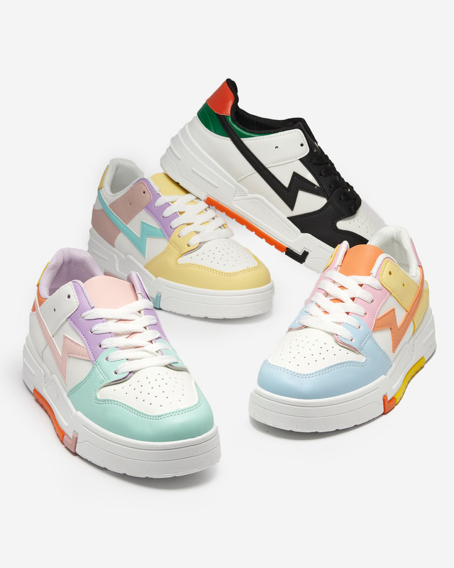 Sárga-rózsaszín női sportcipő Tremsi tornacipő - Lábbeli