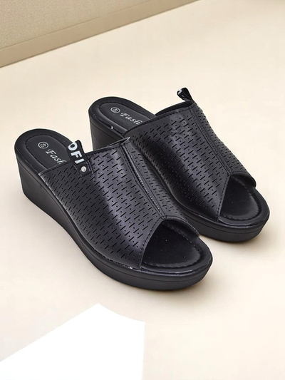Royalfashion Női ékpántos Luna Wedge papucs