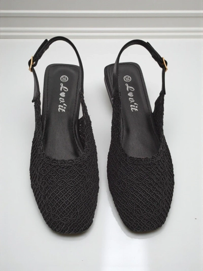 Royalfashion Női szandál nyitott sarokkal Breeze Woven