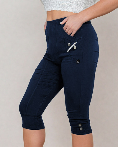 Royalfashion Női szövetnadrág 7/8 PLUS SIZE