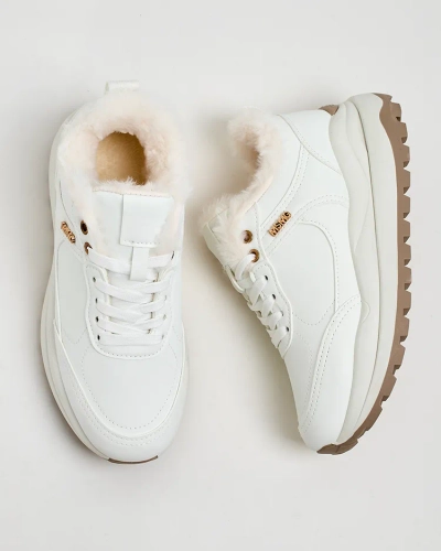 Royalfashion Women's Ruffi Insulated Sneakers
