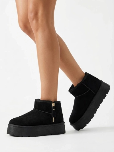 Royalfashion Női platformos hócsizma a'la Delgadi