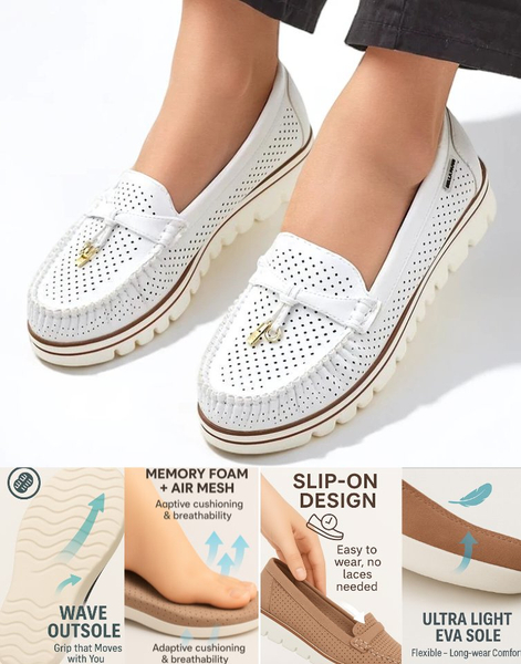 Royalfashion Női perforált mokaszin Elissas