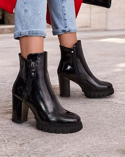 Royalfashion Brevet női bokacsizma bejegyzéssel Vemorro