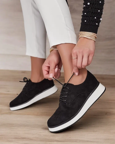 Royalfashion Női Gori fűzős félcsizma