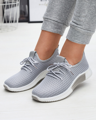Szürke női szövet sportcipő Vobbu- Footwear