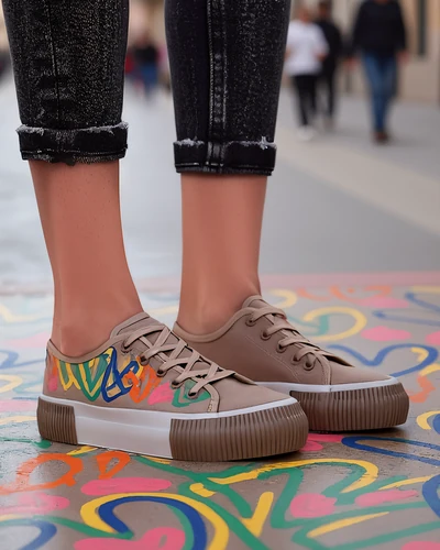 Royalfashion női sportcipő szívnyomattal Sercess