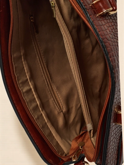 Női shopper táska, öko bőrből, Iron Lace dombornyomással