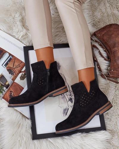 Royalfashion Világosbarna női Rito csizma