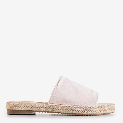 OUTLET Bézs női Lamiya papucs - Lábbeli