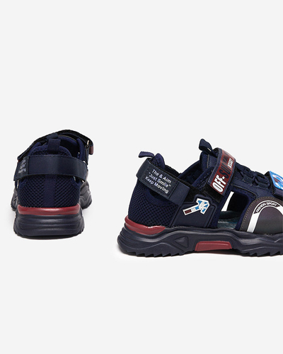 OUTLET Gyermek sötétkék szandál tépőzáras Wukapi - Lábbeli