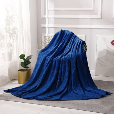 Sötétkék paplan takaró 160x200 - Takarók