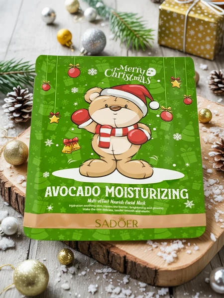 Ünnepi avokádós arcmaszk fátyolban - hidratáló