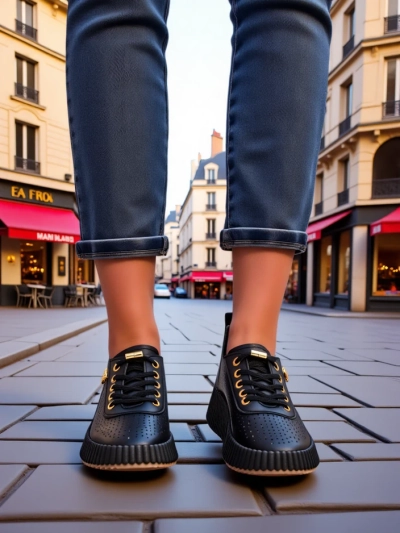 Royalfashion Női sportos perforált sneaker Jovenes