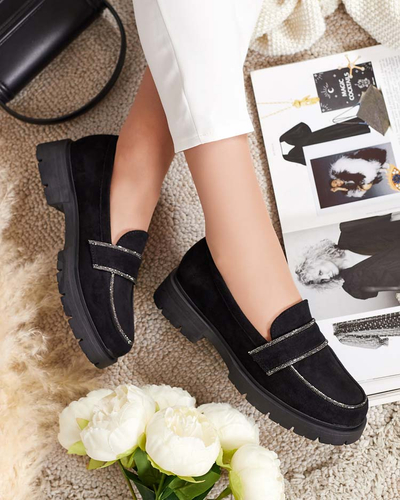 Royalfashion Női mokaszinok cirkóval Eroime