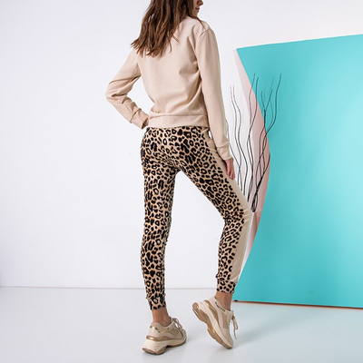 Női bézs színű sportruházat - ruházat