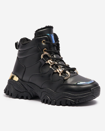 Fekete női szigetelt sportcipő Nepolle- Footwear