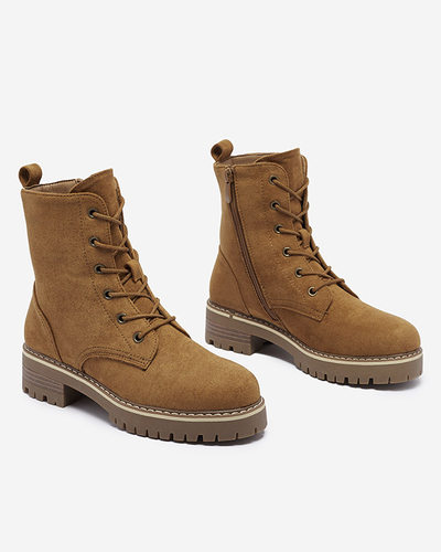 Barna női trapper csizma Priviea - Lábbeli